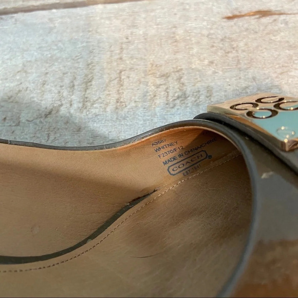 Coach  Whitney patent leather heels in‎ size 7.5 - Picture 6 of 13